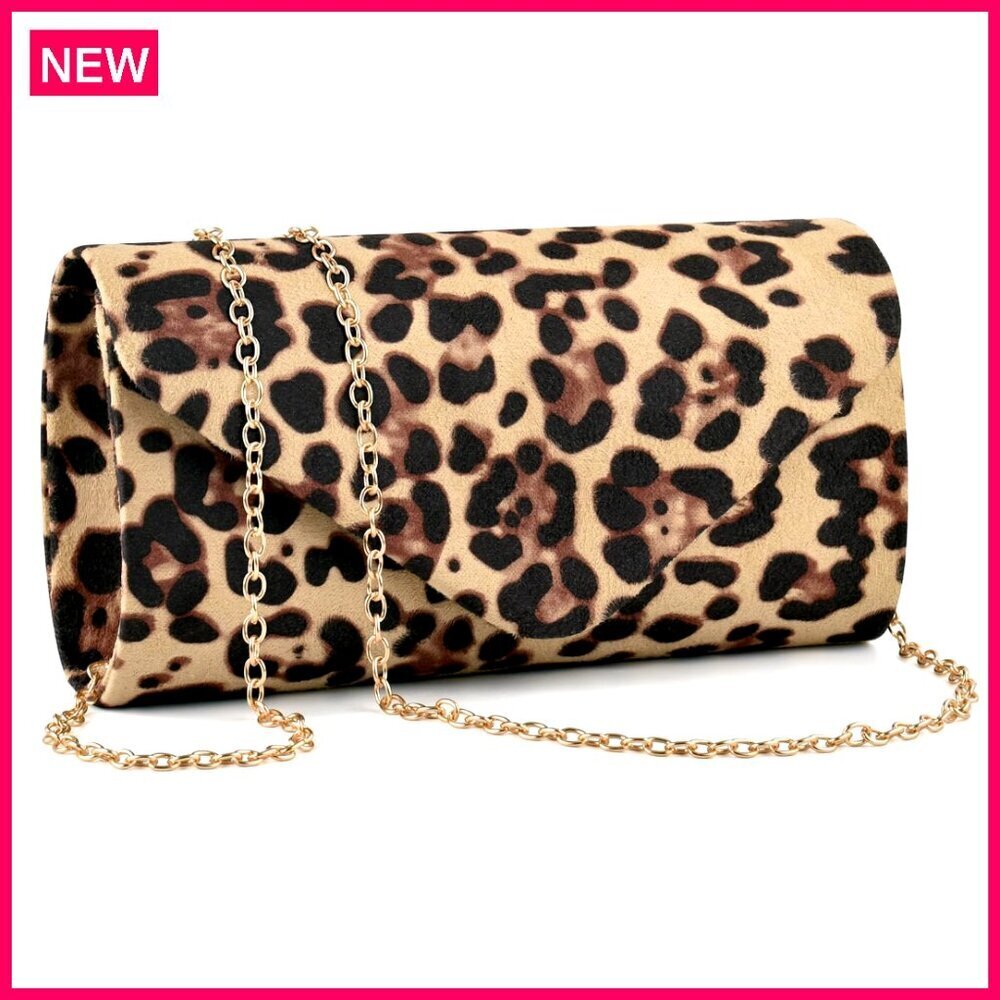 Evening Clutch Purse with Detachable Chain for Formal Events Wedding Party